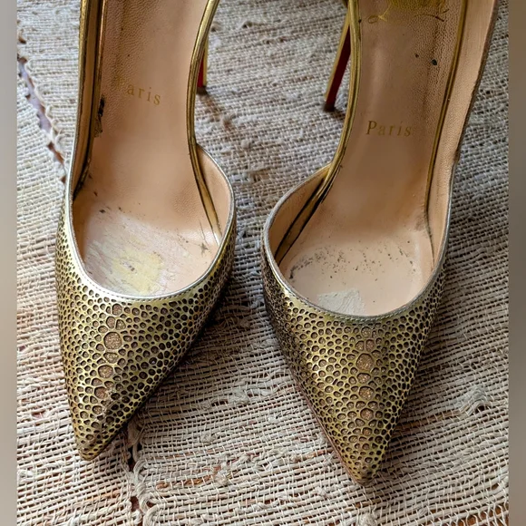 Christian Louboutin Galu Half-d’orsay 100 mm READ - Picture 4 of 8